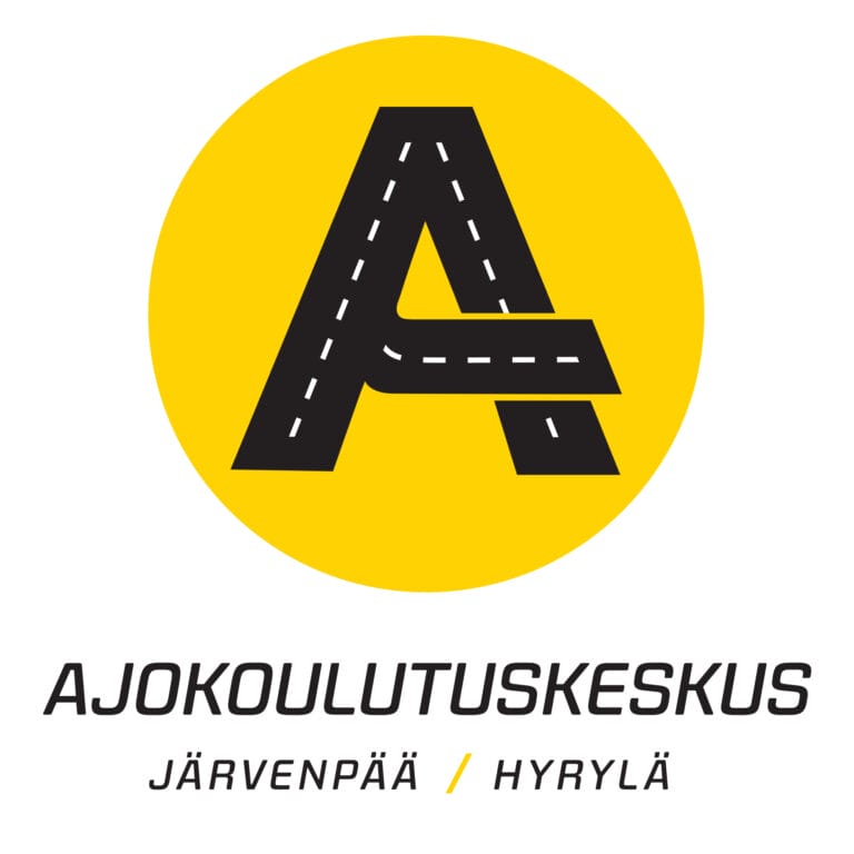 Järvenpään Ajokoulutuskeskuksen keltainen logo