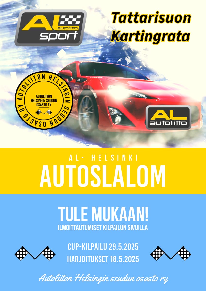 AutoSlalom mainos 2025