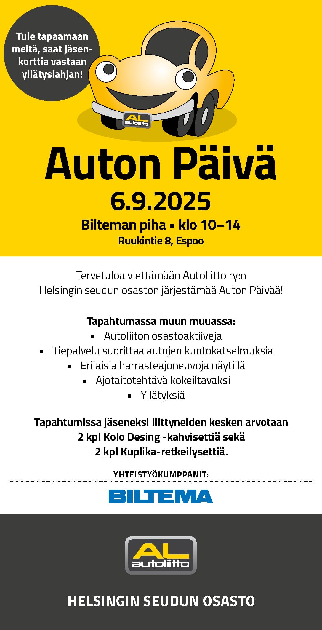 AutonPäivä Helsinki 6.9.2025